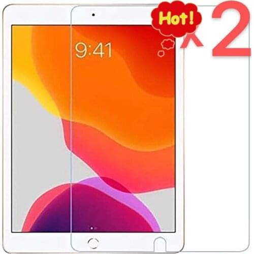 2pcs Tablet Tempered Glass Screen Protector Cover for Apple Ipad 2020 8th 10.2 Inch Hd Anti-fingerprint Tempered Film