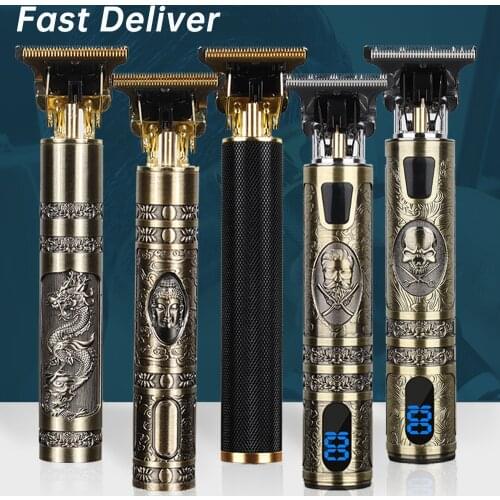 2021 Electric Hair Clipper Professional Hair Trimmer For Men Shaver Beard Barber Hair Cutting Machine Rechargeable Hair Cut