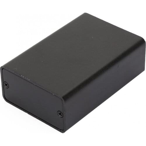23*44*65mm Frosted Black Aluminum Printed Circuit Board Instrument Box Enclosure Electronic Project Case Scrub for Wiring