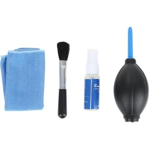 4 in1 Computer Screen Cleaning Kit For LCD LED Plasma PC Monitor Laptop Tablet Cleaner Household Cloth Cloth Brush Cleaner Tools