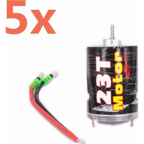5 Pieces RC Car 540 Brushed 23T Motor For 1/10 Scale Kyosho Optima 4WD Hobby Buggy Electric Engine Spare Part Remote Control Car