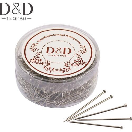 900pcs Heads Pins Stainless Steel Fine Stain Straight Pins 26mm Dressmaker Pins for sewing Jewelry Making DIY Sewing Tools
