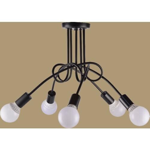 American country wrought iron living room modern minimalist lighting personality bedroom dining room Pendant Lights LX101515