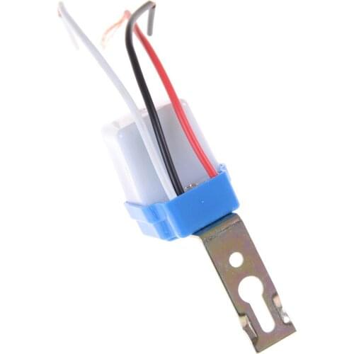 Automatic Auto On Off Photocell Street Light Switch DC AC 220V 50-60Hz 10A Photo Control Photoswitch Sensor Electrical Switch