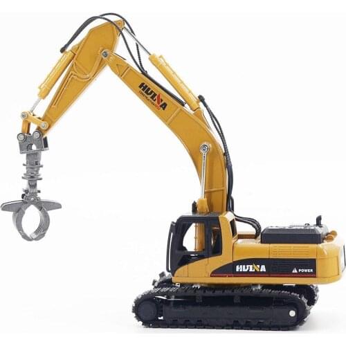 HUINA 1713 1:50 dump truck excavator Wheel Loader Diecast Metal Model Construction Vehicle Toys for Boys Birthday Gift Car Colle