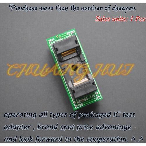 IS0003-T40 Programmer adapter tsop40 to dip40 adapter test socket