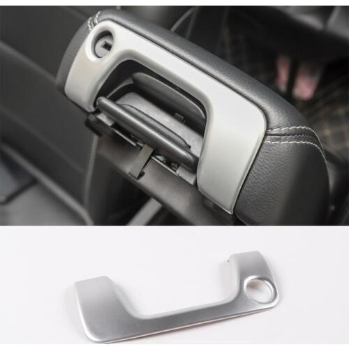 JXKaFa Fit For Jeep Wrangler JL 2018 up Car Interior Armrest Box Lock Hole Decoration Bezel Garnish Trim Car Styling ABS