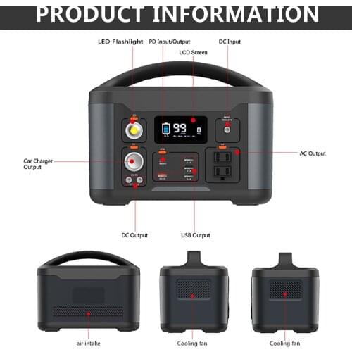 Hot Seeling Super Capacity Portable 110V 220V Emergency Battery Charger Power Stationy AC DC Port For Fishing/Wild Adventure