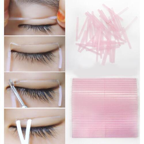 50Pcs Magic Invisible Glue Sticks Strong Adhesion Double-Fold Eyelid Sticker Women Beauty Tool Наклейки с двойными веками