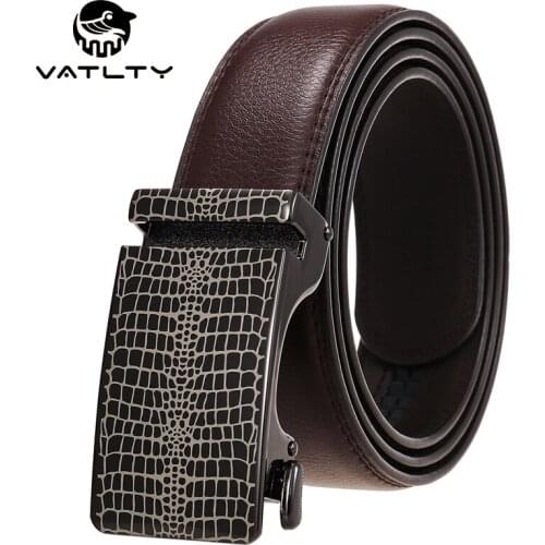 2021 Fashion Mens Leather Belt 3.5cm Soft Natural Cowhide Non-porous Brown Business Belt For Men Official Genuine Suit Belt