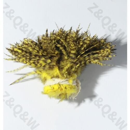 New 1 pair of natural 4-6 inch green reed flower tip dyed yellow DIY dream catcher jewelry material decoration accessories