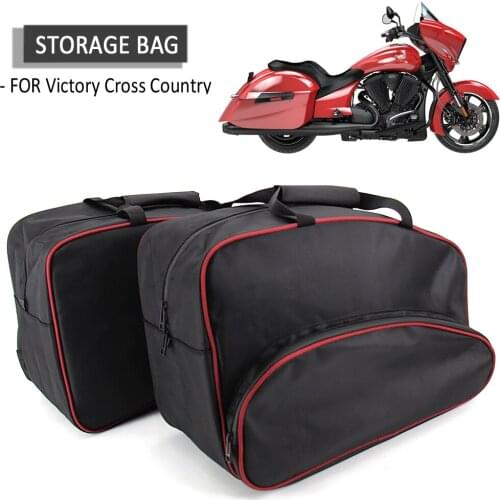 NEW Motorcycle Saddle Bags Side Storage Luggage Bag Inner Bag Liner FOR Victory Cross Country