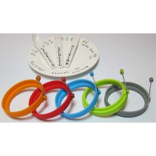 New Silicone Fried Egg Pancake Ring Omelette Fried Egg Round Shaper Eggs Mould for Cooking Breakfast Frying Pan Oven Kitchen