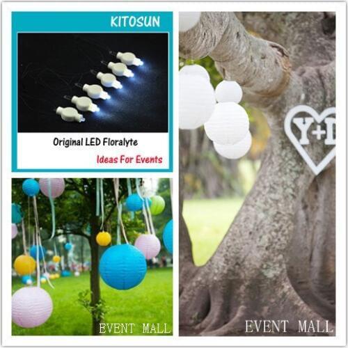 Wholesale 100pcs/pack Multi-colour Skylantern led light for paper lantern Christmas decor super bright paper lantern LED light