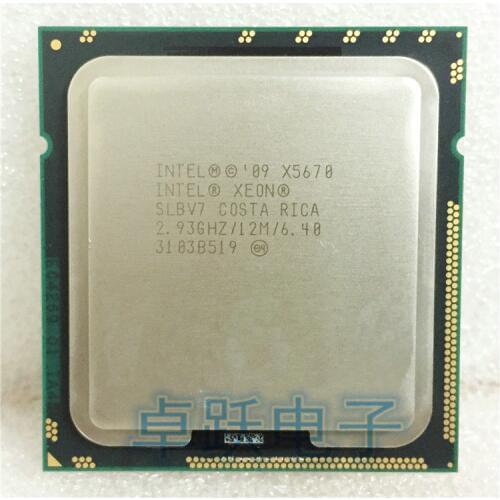 Intel Xeon X5670 x5670 Processor 2.93GHz/LGA1366/12MB L3 Cache/Six Coreserver CPU x5670