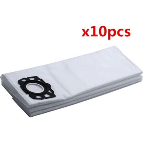 10Pcs Vacuum Cleaner Dust Bags Disposable For Karcher MV4 MV5 MV6 WD4 WD5 WD6