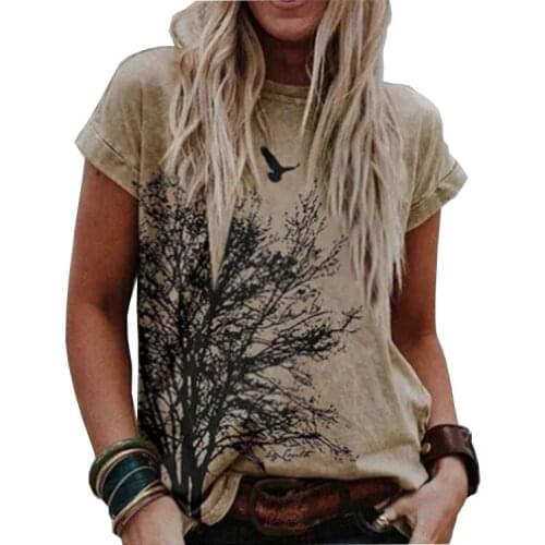 Plus Size Women Summer O Neck Casual T Shirts Loose Creativity Print Loose Tops 2021 Fashion Short Sleeve T Shirt Oversize S-5XL