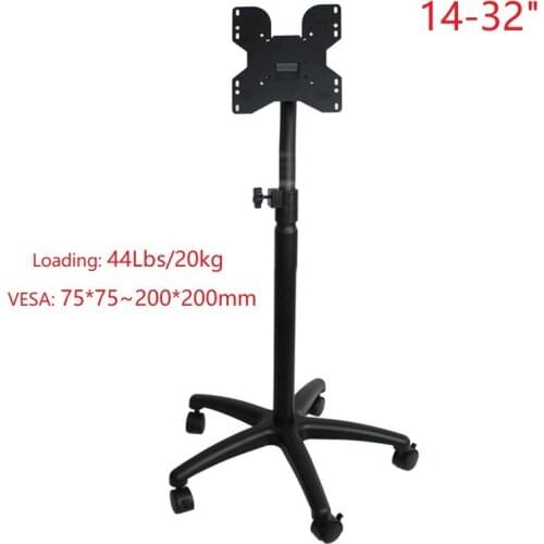 Mobile TV Cart 14"-32" Flat Panel LED LCD Plasma TV Stand Holder Camera Tray Shelf Suporte plasma Monitor Cart Soporte XT05