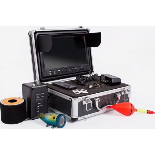 HD Fish Ice Fishing Video Underwater Camera 9-Inch Display 150 Degree Wide Angle Lens Waterproof