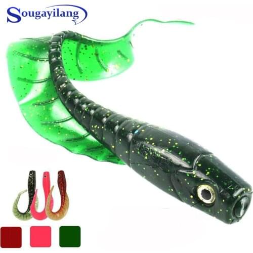 Sougayilang 6pcs Soft Fishing Lures 16cm 10g Magic Lures For Shad Fishing Soft Bait Worm Artificial Carp Fishing Tackle