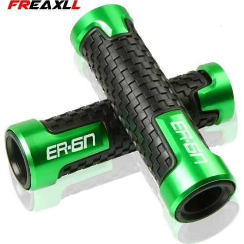 Accessories 22mm7/8'' Motorcycle Handle bar Accessories Handlebar Grips For KAWASAKI ER6N ER-6N 2009 2010 2011 2012 2013 2014-15