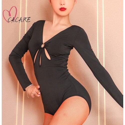 CACARE Latin Dance Dress Women on Sale Samba Salsa Tango Dance Dress Black D0676
