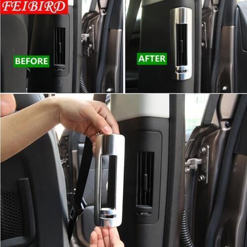 For Land Rover Discovery Sport 2015 2016 2017 2018 2019 ABS Pillar B Air Conditioning AC Vent Outlet Molding Cover Kit Trim