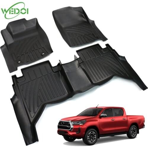 Hot Sale 2021 New Tpe Waterproof Car Mat Floor Mat For Toyota Hilux