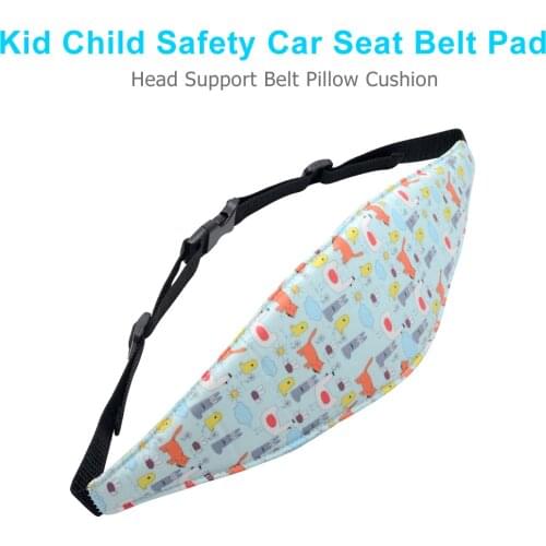 Car Stroller Adjustable Child Safety Head Support Fixed Belt Travel Sleep Aid Head Strap Support Camper Safety Belt Accessories