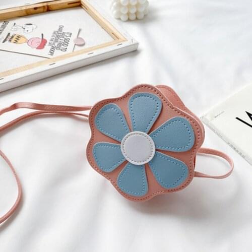 Cute Lovely Childrens Shoulder Crossbody Bags Small Fashion Baby Kids Coin Purse Handbags PU Leather Baby Kids Coin Purse