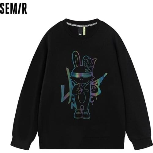 SEMIR Autumn 2021 Hoodies Sweatshirt For Men Loose Hip Hop Pullover Streetwear Casual Fashion Clothes Oversize