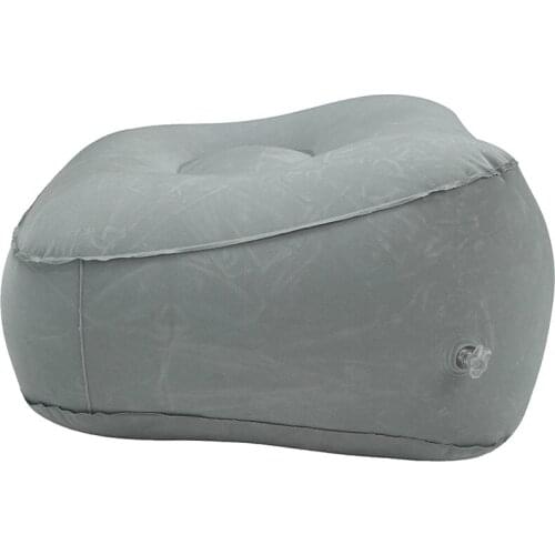 Inflatable Pillow Travel Air Cushion Camping Beach Car Foot Rest Support Portable PVC Head Rest Bed Camping Equipment