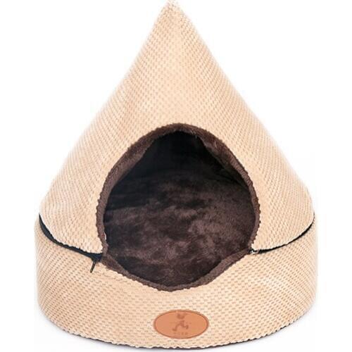 New design dogs cats autumn winter house doggy warm soft beds products puppy removable kennels pet dog cat bed sofas S M