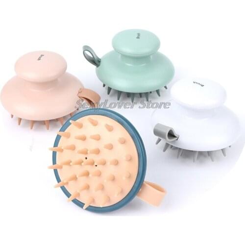 Handheld Massage Brush Head Body Scalp Comb Hair Cleaning Comb Head Massager