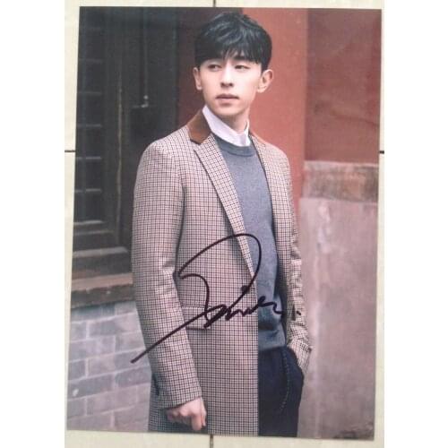 Hand Signed Deng Lun autographed photo 5*7 free ship 092018A