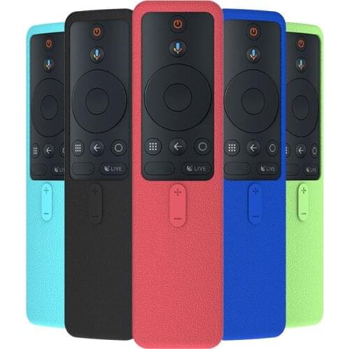 1PCs Silicone Covers for Xiaomi Mi TV Box S Bluetooth Wifi Smart Remote Control Case Waterproof Shockproof Protective Covers