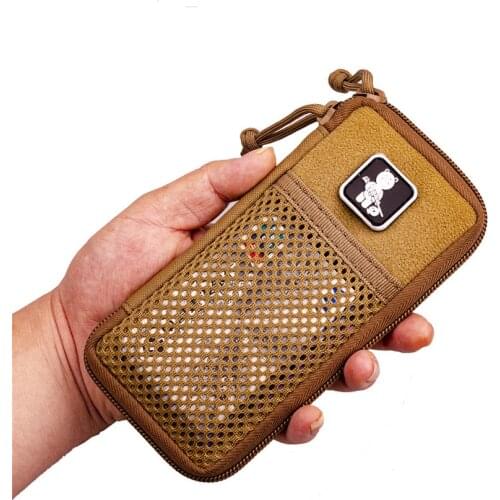 YSTART Knife Bag Case Nylon sheath for belt for outdoor camping hunting and EDC Knife collection