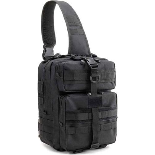 Tactical Shoulder Bag Army Military MOLLE Crossbody Bag Pack Outdoor Climbing Backpacks Camping Hiking Hunting Sports Men Bags