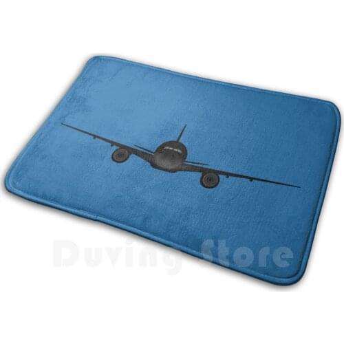 Boeing 777-Heavy Commercial Passenger Jet Carpet Mat Rug Cushion Soft Boeing 777 777 Boeing 777x Jet Jumbo Jet Jetliner