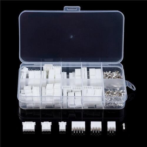 XH-2.54mm Dupont Wire Jumper Pin Header Connector Housing 150/180Pcs Kit Male Crimp Pins+Female Pin Connector Terminal Pitch