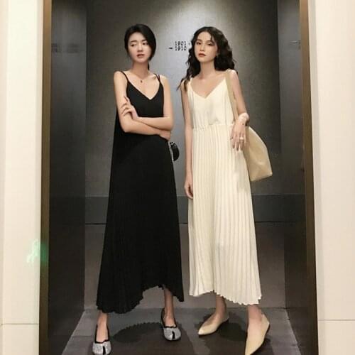 WERUERUYU 2019 Womens fashion cheap Modal Full Slip Dress Spaghetti strap Vest Long Under dress Ladies Casual Dresses