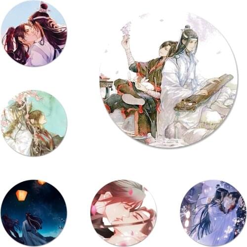 58mm Grandmaster Mo Dao Zu Shi MDZS Anime Badge Brooch Pin Accessories For Clothes Backpack Decoration gift