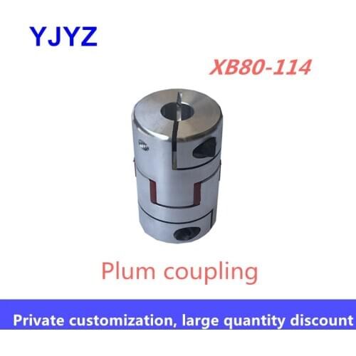 1PCS Flexible Plum Shaft Coupling D80L114 CNC Stepper Motor Coupler Jaw shaft coupling