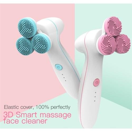 1Pcs Soft Brush Facial Care Exfoliating Brush Soft Silicone Wash Face Cleaning Pad Skin SPA Scrub Cleanser Tool