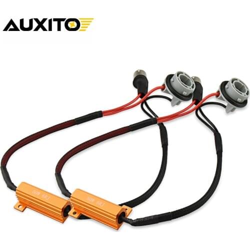 2x 1156 BA15S 1157 3156 3157 7443 7440 Canbus Turn Signal Wiring No Error Flash Load Resistors Decoder Warning Error Canceller