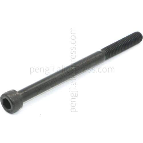 50PCS M6 - 1.0 x 80mm Socket Head Cap Screws Metric, Allen Socket Drive, 12.9 Grade Alloy Steel, DIN 912, Black Oxide Finish