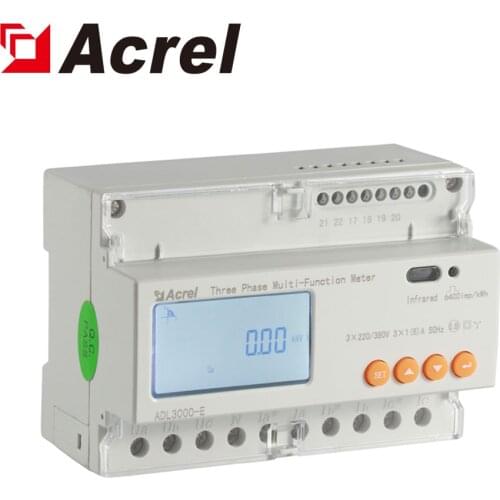 Acrel ADL3000-E three phase din rail energy meter/3 phase energy meter rs485/3 phase din rail energy meter