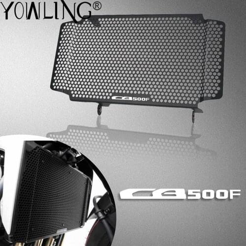 Motorcycle Accessories CNC Aluminum Radiator Guard Protector Grille Grill Cover For Honda CB500F CB 500 F 500F 2016 2017 2018