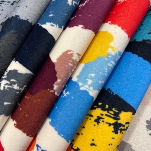 Printed Velvet With Multicolor Texture Look With Performance of 100% Pure Polyester Microfiber and Abrasion-resistant For Home