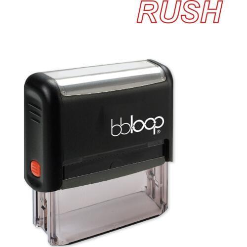 Bbloop Rush w/Italic outline Style Font and Design Self-Ink